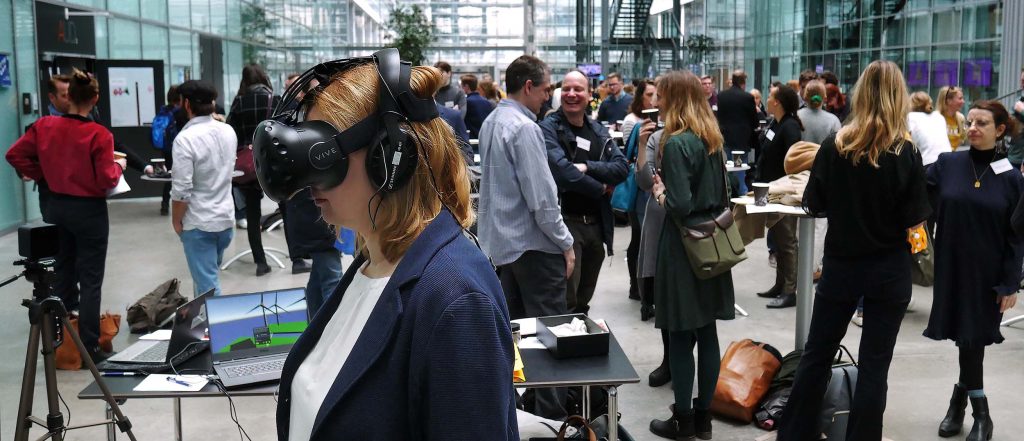 Testing the SECURE VR prototype at the conference ”Big Data and the Power of Narrative” at ITU in Copenhagen, March 2019
